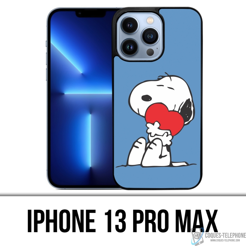 Custodia IPhone 13 Pro Max - Cuore Snoopy