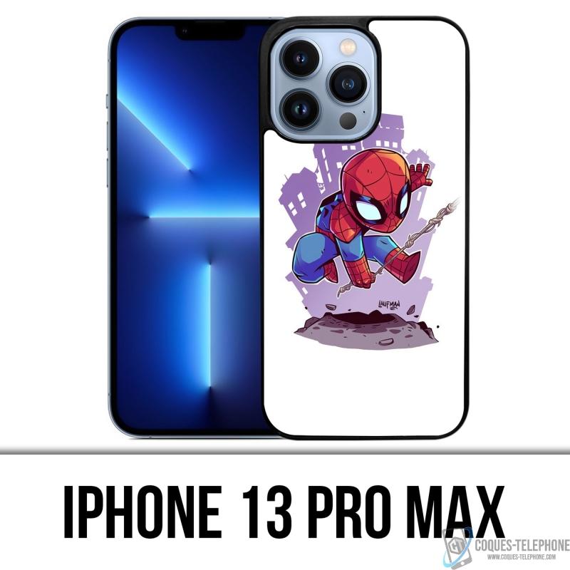 Cover iPhone 13 Pro Max - Cartoon Spiderman