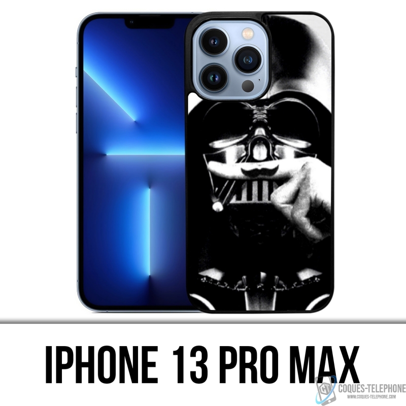 Coque iPhone 13 Pro Max - Star Wars Dark Vador Moustache