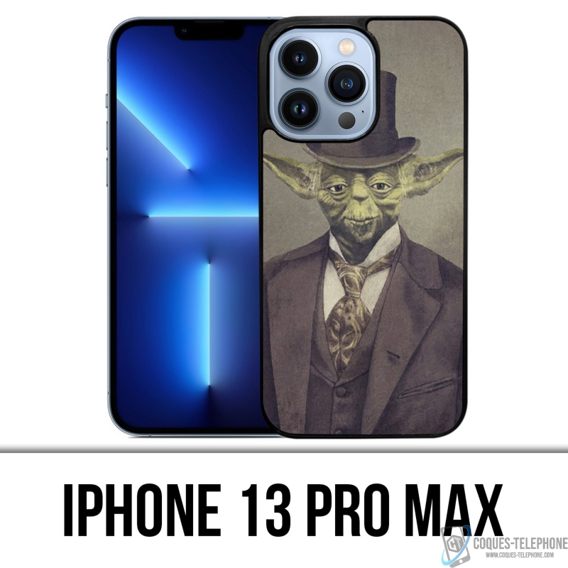 Coque iPhone 13 Pro Max - Star Wars Vintage Yoda