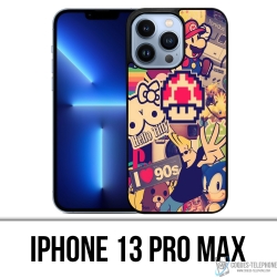 IPhone 13 Pro Max Case - Vintage 90er Jahre Sticker