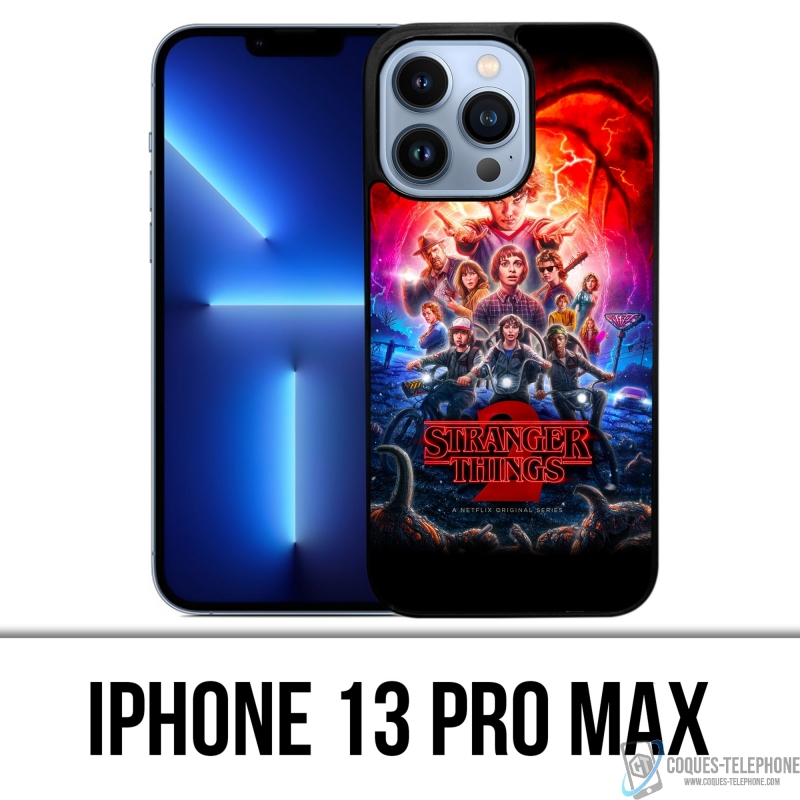 Custodia per iPhone 13 Pro Max - Poster di Stranger Things 2