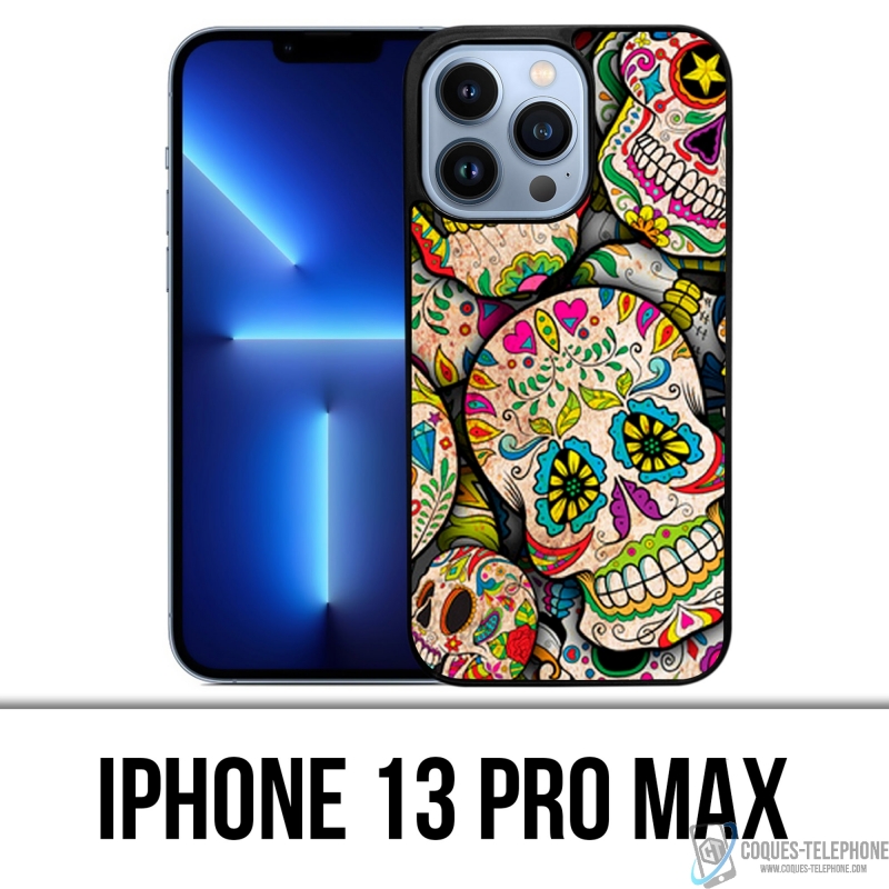 Custodia per iPhone 13 Pro Max - Teschio di zucchero