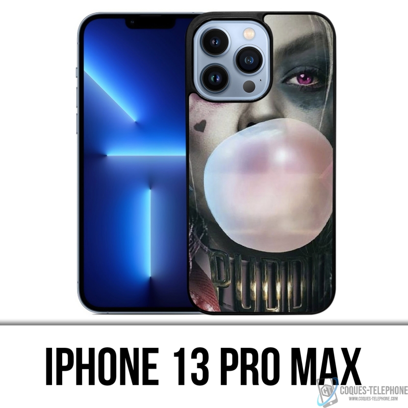 Custodia per iPhone 13 Pro Max - Suicide Squad Harley Quinn Bubble Gum