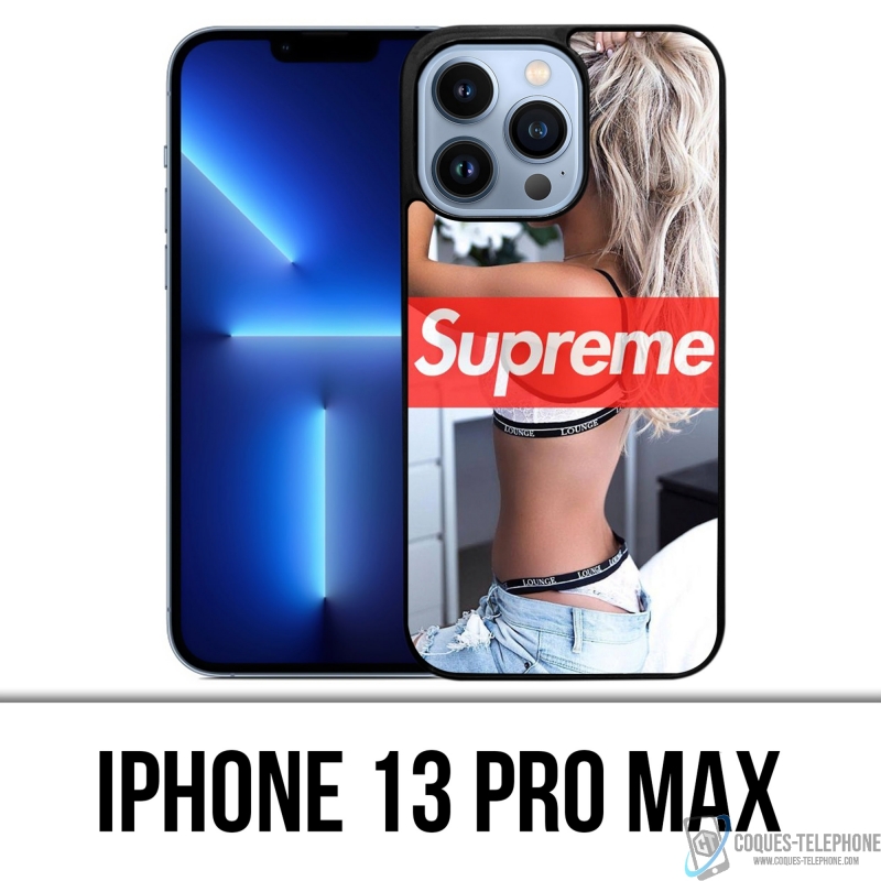 Coque iPhone 13 Pro Max - Supreme Girl Dos