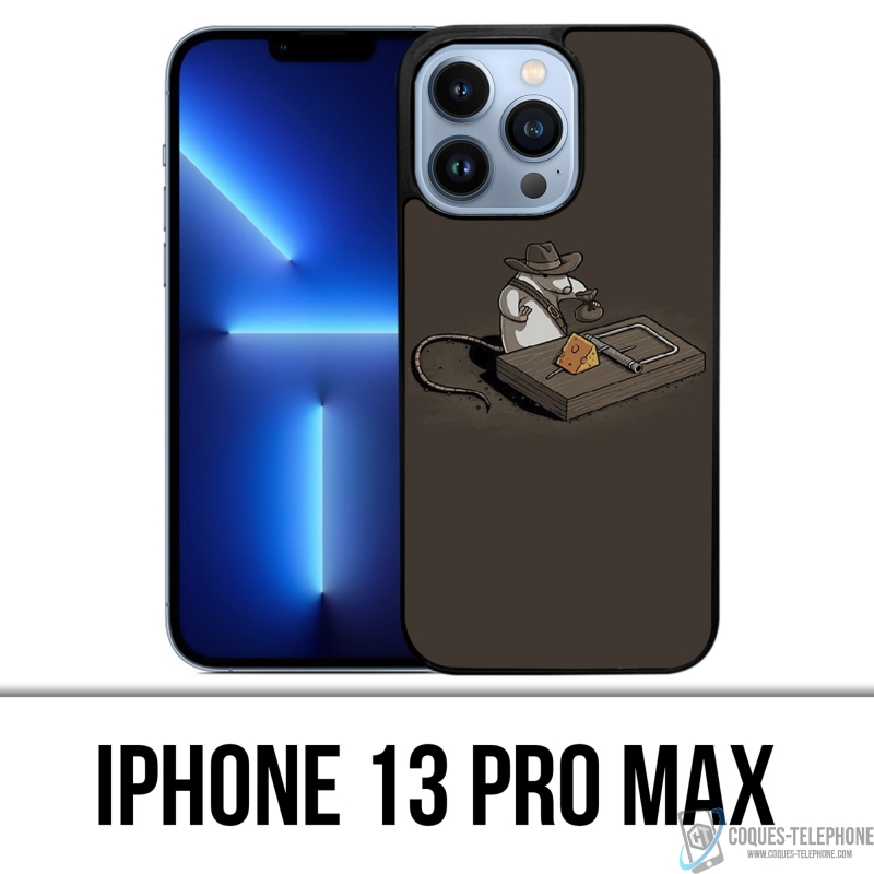 Coque iPhone 13 Pro Max - Tapette Souris Indiana Jones