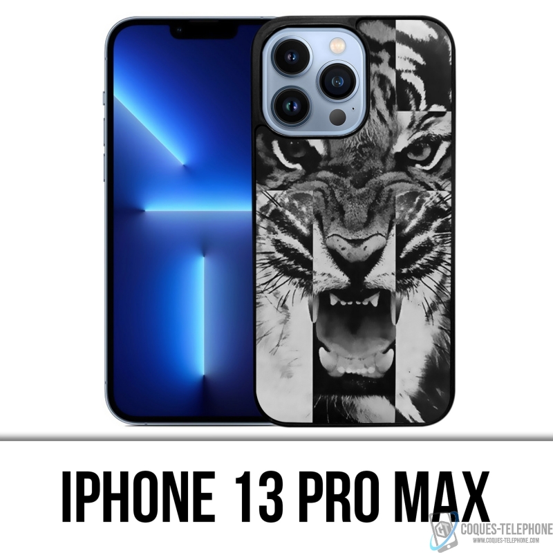 Coque iPhone 13 Pro Max - Tigre Swag