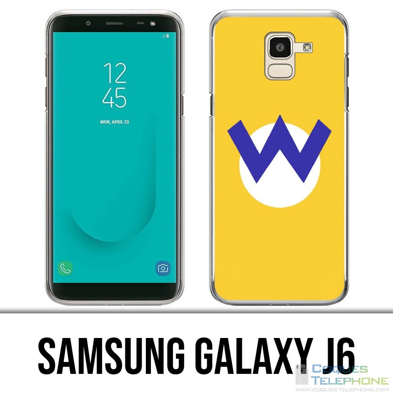 Samsung Galaxy J6 Hülle - Mario Wario Logo