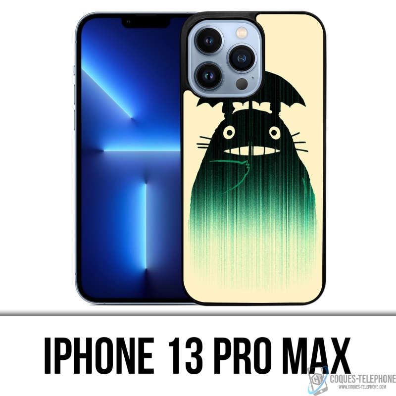 Coque iPhone 13 Pro Max - Totoro Parapluie