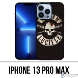 Coque iPhone 13 Pro Max - Walking Dead Logo Negan Lucille