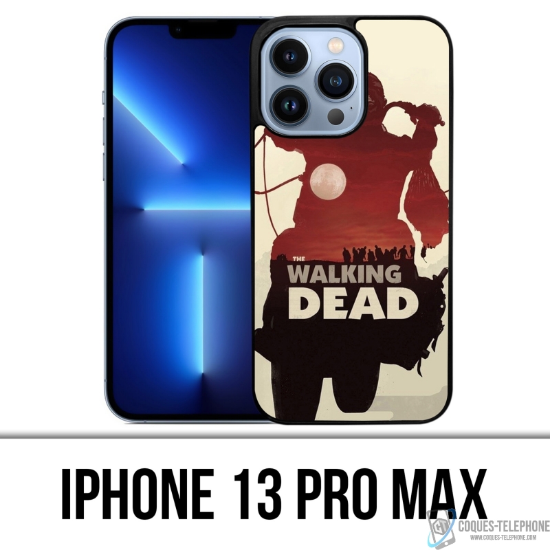 Coque iPhone 13 Pro Max - Walking Dead Moto Fanart