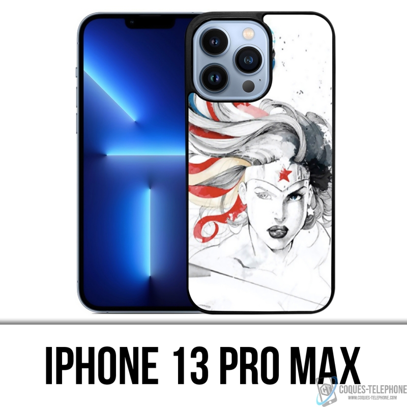 Coque iPhone 13 Pro Max - Wonder Woman Art