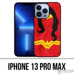 Coque iPhone 13 Pro Max - Wonder Woman Art Design