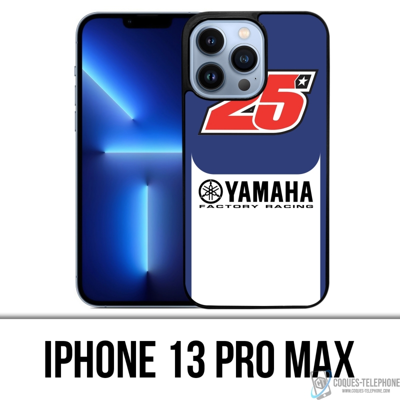 Funda para iPhone 13 Pro Max - Yamaha Racing 25 Vinales Motogp