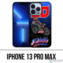 Coque iPhone 13 Pro Max - Quartararo 21 Cartoon