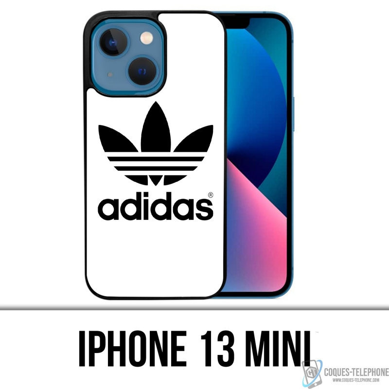 Coque iPhone 13 Mini - Adidas Classic Blanc