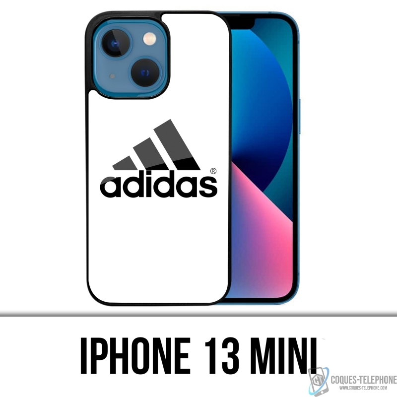 Coque iPhone 13 Mini - Adidas Logo Blanc