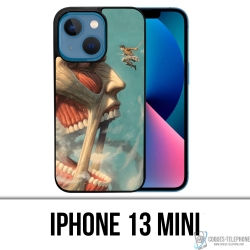 Funda para iPhone 13 Mini - Attack On Titan Art