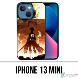 Coque iPhone 13 Mini - Attak On Titan Poster