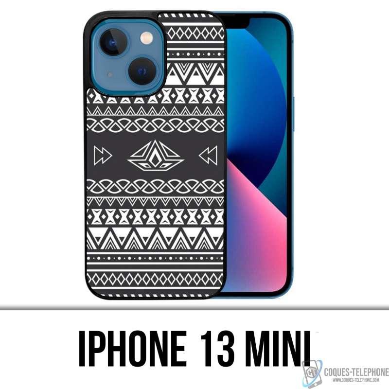 IPhone 13 Mini Case - Gray Aztec