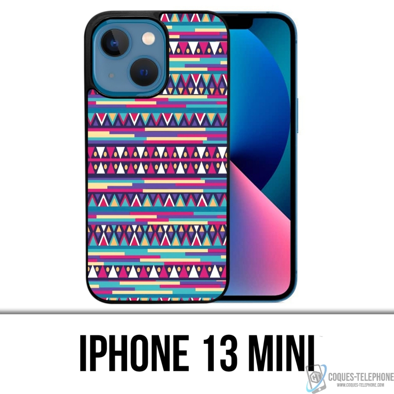 Custodia Mini per iPhone 13 - Rosa Aztec