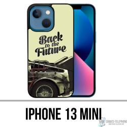 Funda Mini para iPhone 13 - Regreso al futuro Delorean