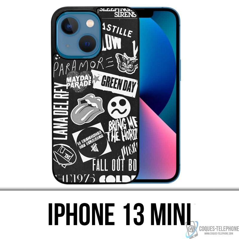 Coque iPhone 13 Mini - Badge Rock