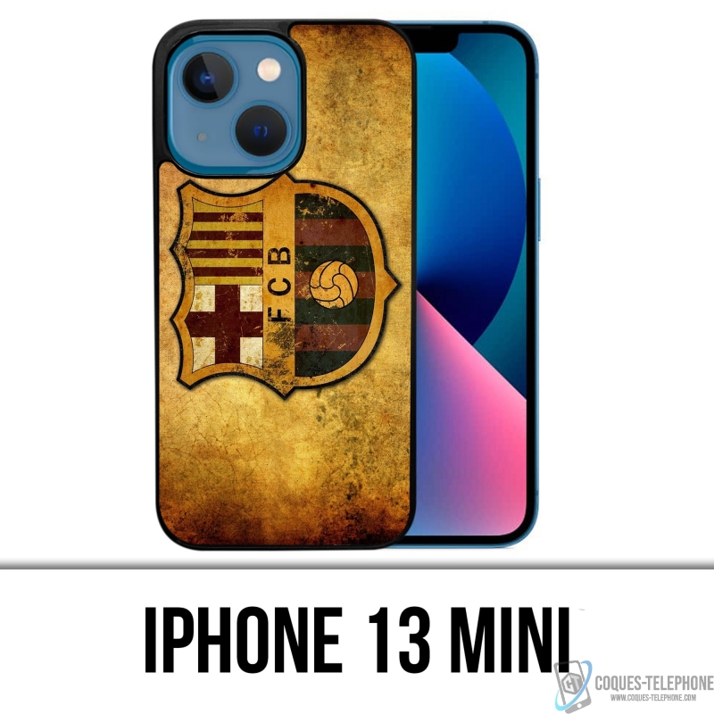 Coque iPhone 13 Mini - Barcelone Vintage Football