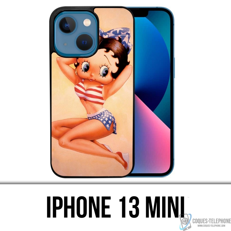 Coque iPhone 13 Mini - Betty Boop Vintage