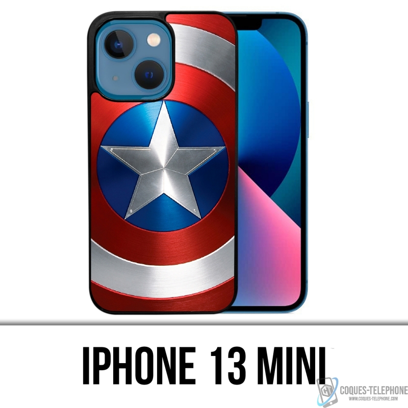 Coque iPhone 13 Mini - Bouclier Captain America Avengers