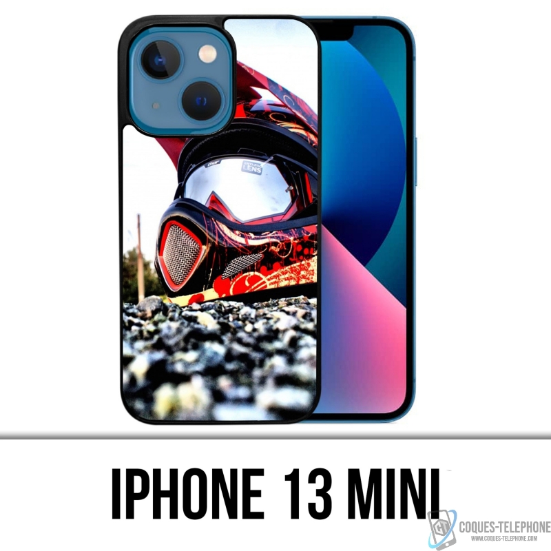 Mini Funda para iPhone 13 - Casco Moto Cross