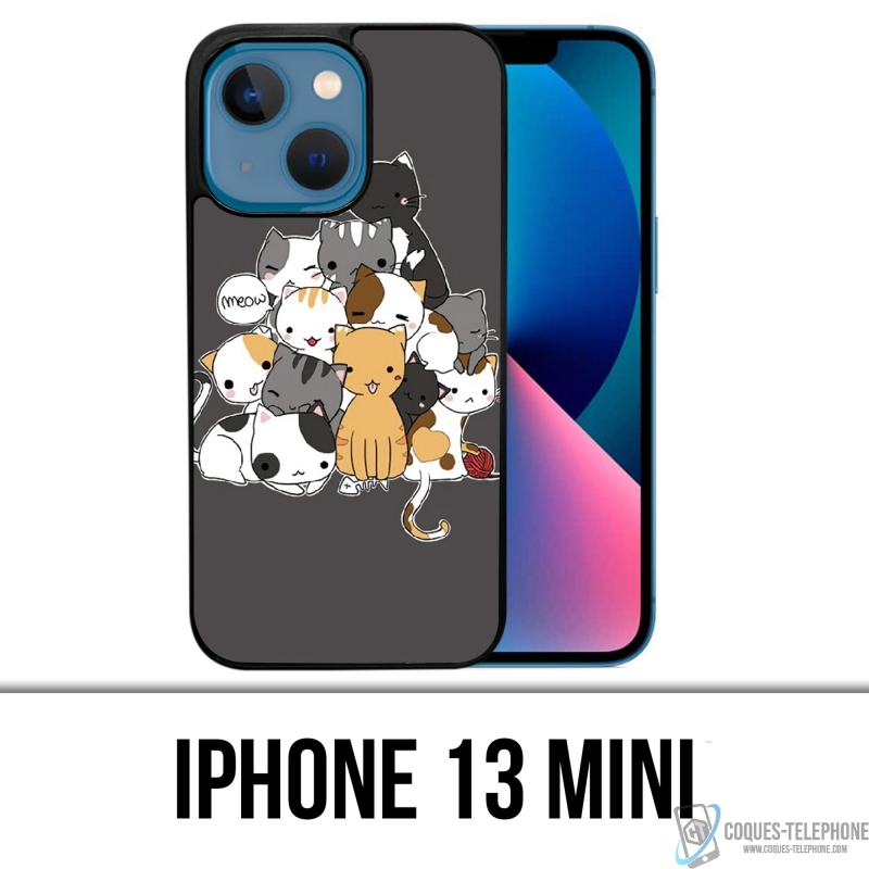 Coque iPhone 13 Mini - Chat Meow
