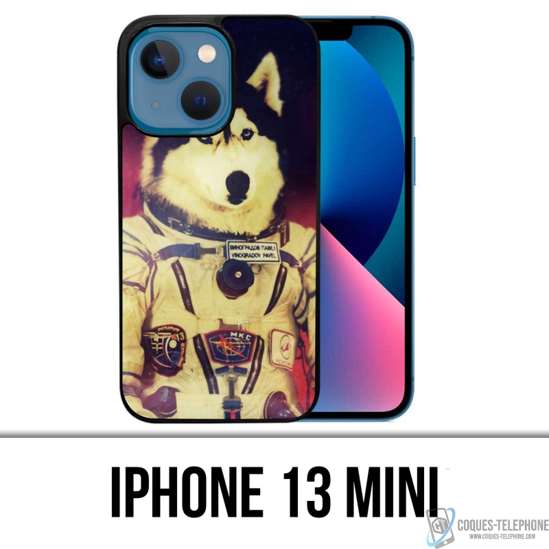 Coque iPhone 13 Mini - Chien Jusky Astronaute