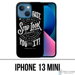 Custodia per iPhone 13 Mini - Life Fast Stop Look Around Preventivo