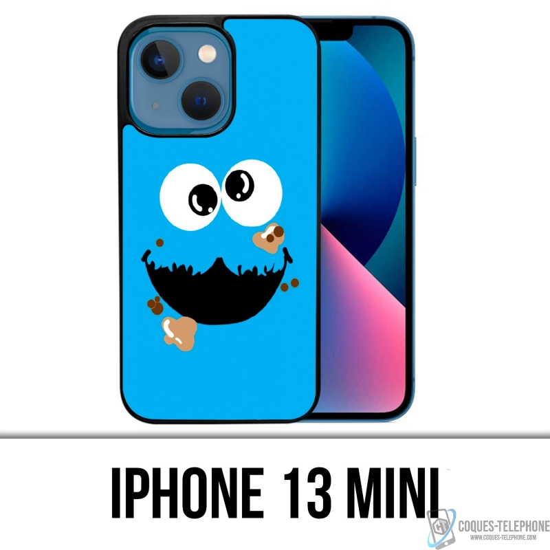 IPhone 13 Mini Case - Krümelmonster-Gesicht