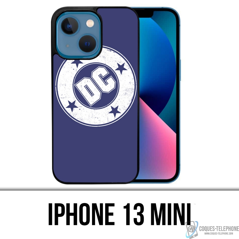 Coque iPhone 13 Mini - Dc Comics Logo Vintage