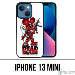 Funda Mini para iPhone 13 - Deadpool Mickey