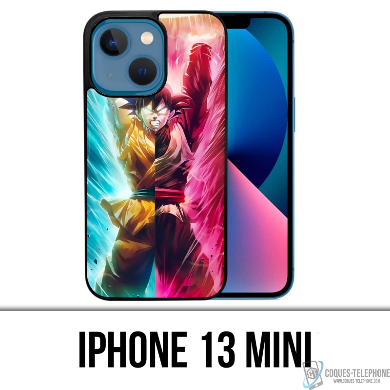 Custodia Mini per iPhone 13 - Dragon Ball Nera Goku