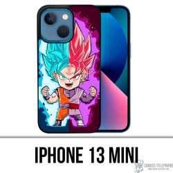 Funda para iPhone 13 Mini - Dragon Ball Black Goku Cartoon