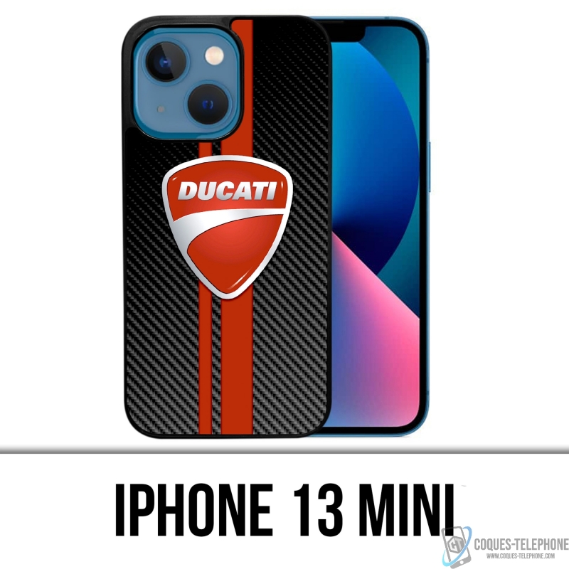 Custodia IPhone 13 Mini - Ducati Carbon