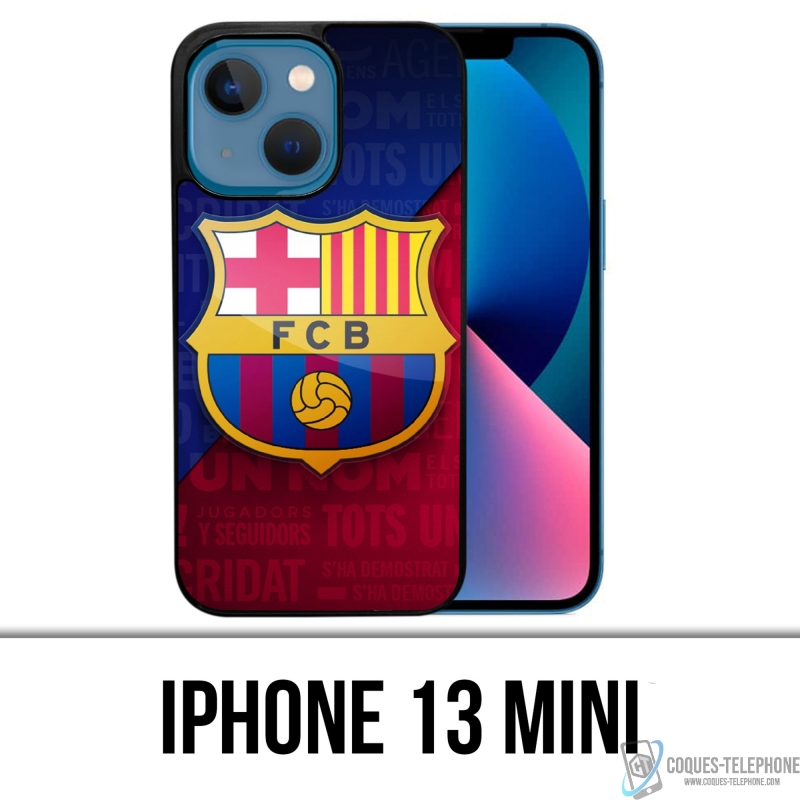 Cover iPhone 13 Mini - Logo Football Fc Barcelona