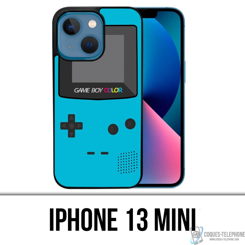 Coque iPhone 13 Mini - Game Boy Color Turquoise