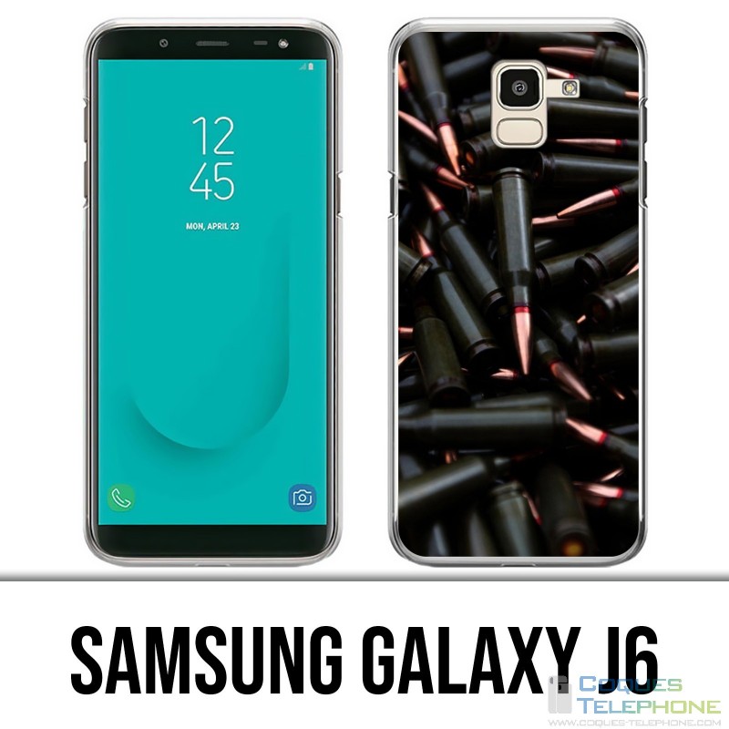Carcasa Samsung Galaxy J6 - Munición Negra