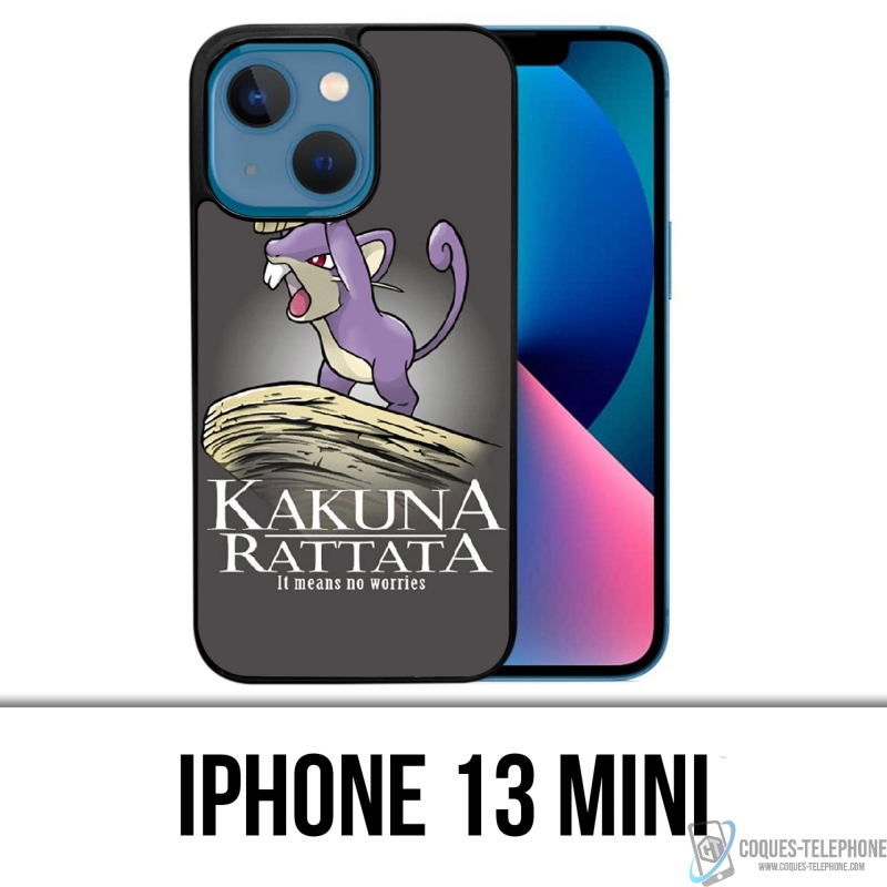 Funda Mini para iPhone 13 - Hakuna Rattata Pokémon Rey León