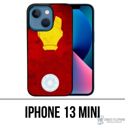 Coque iPhone 13 Mini - Iron Man Art Design