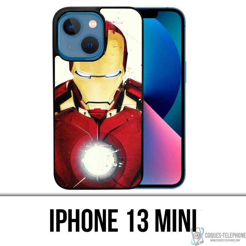 Coque iPhone 13 Mini - Iron Man Paintart