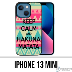 Coque iPhone 13 Mini - Keep Calm Hakuna Mattata