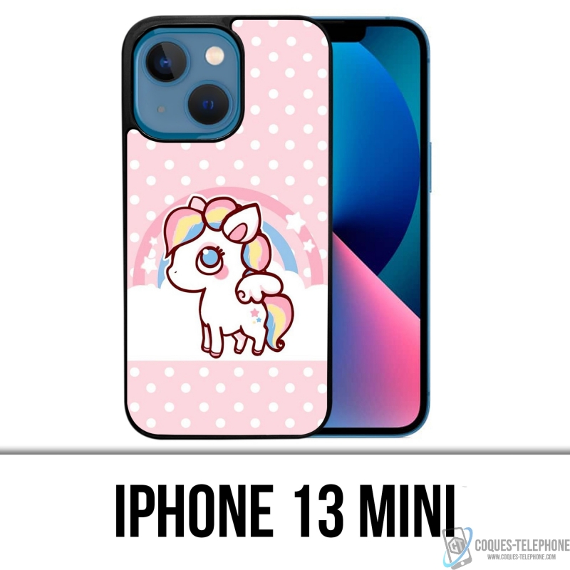 IPhone 13 Mini Case - Kawaii Einhorn