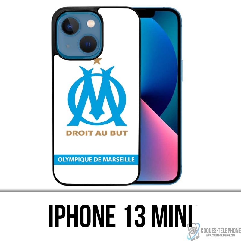 Funda para iPhone 13 Mini - Om Marseille Logo Blanco