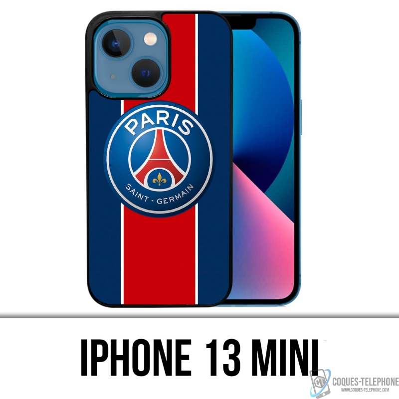 Custodia IPhone 13 Mini - Psg Nuovo Logo Red Band